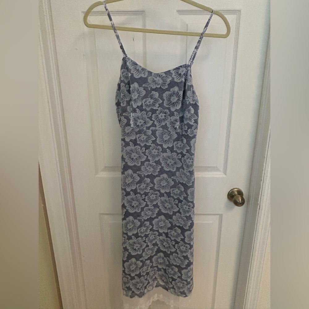 Made Fashion Week for Impulse floral mesh overlay slip dress size Small